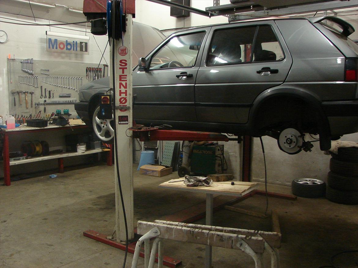 Golf 2 syncro projekt  - D.1-10-11 ny bagbro monteret  billede 168