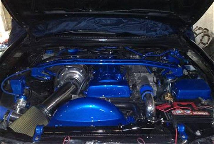 2jzgte renovering - motor færdig og monteret i bilen igen ;) billede 1