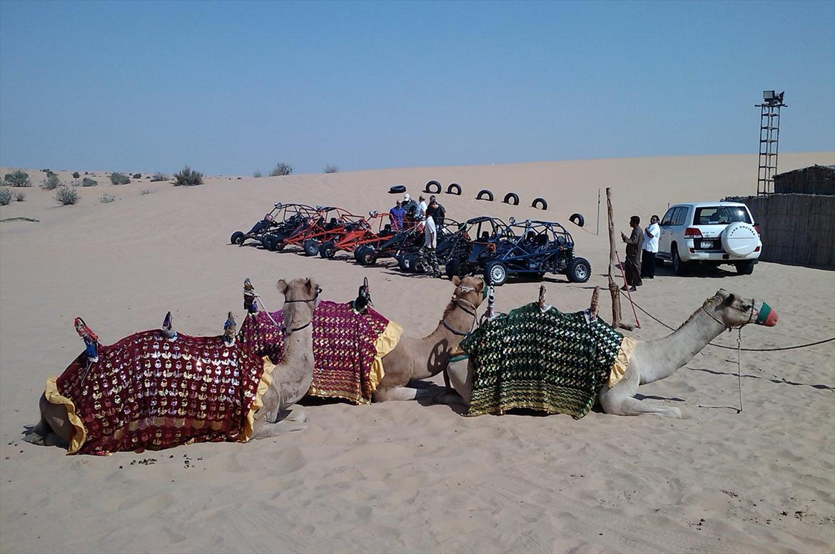 Min Tur til Dubai - Et stop på turen i Ørkenen for at få noget at drikke og strække ben billede 11