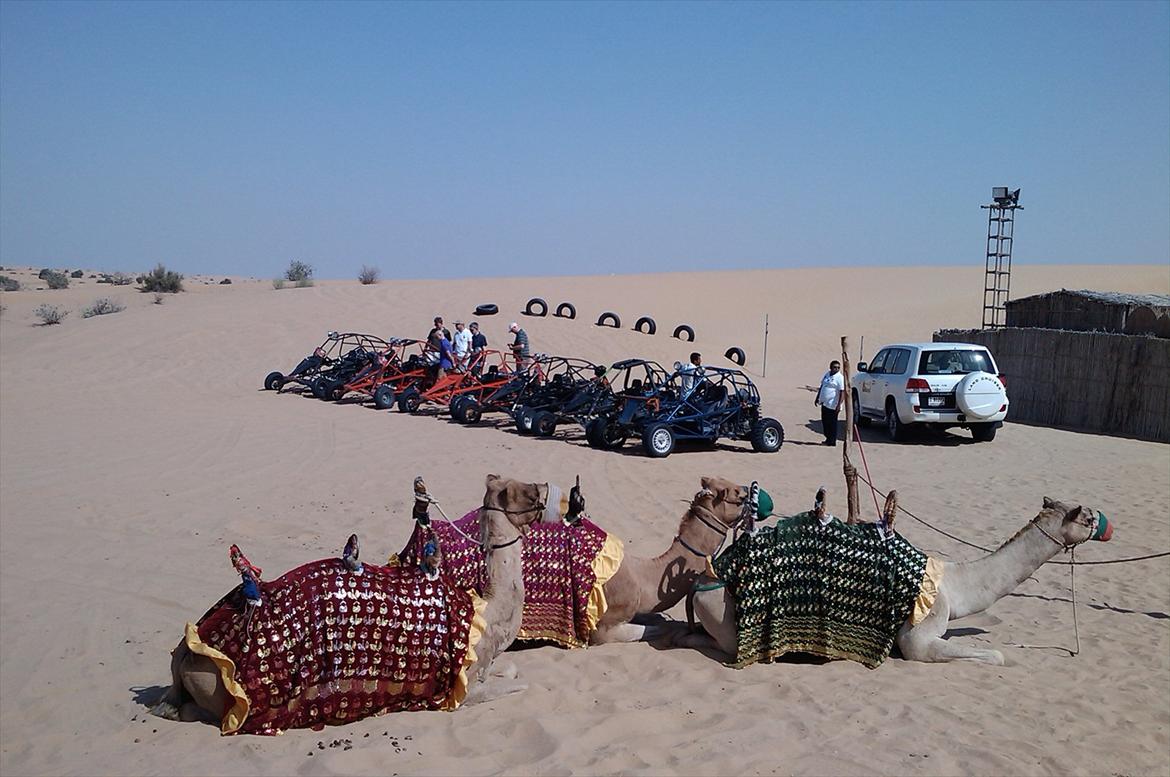 Min Tur til Dubai - Et stop på turen i Ørkenen for at få noget at drikke og strække ben billede 13