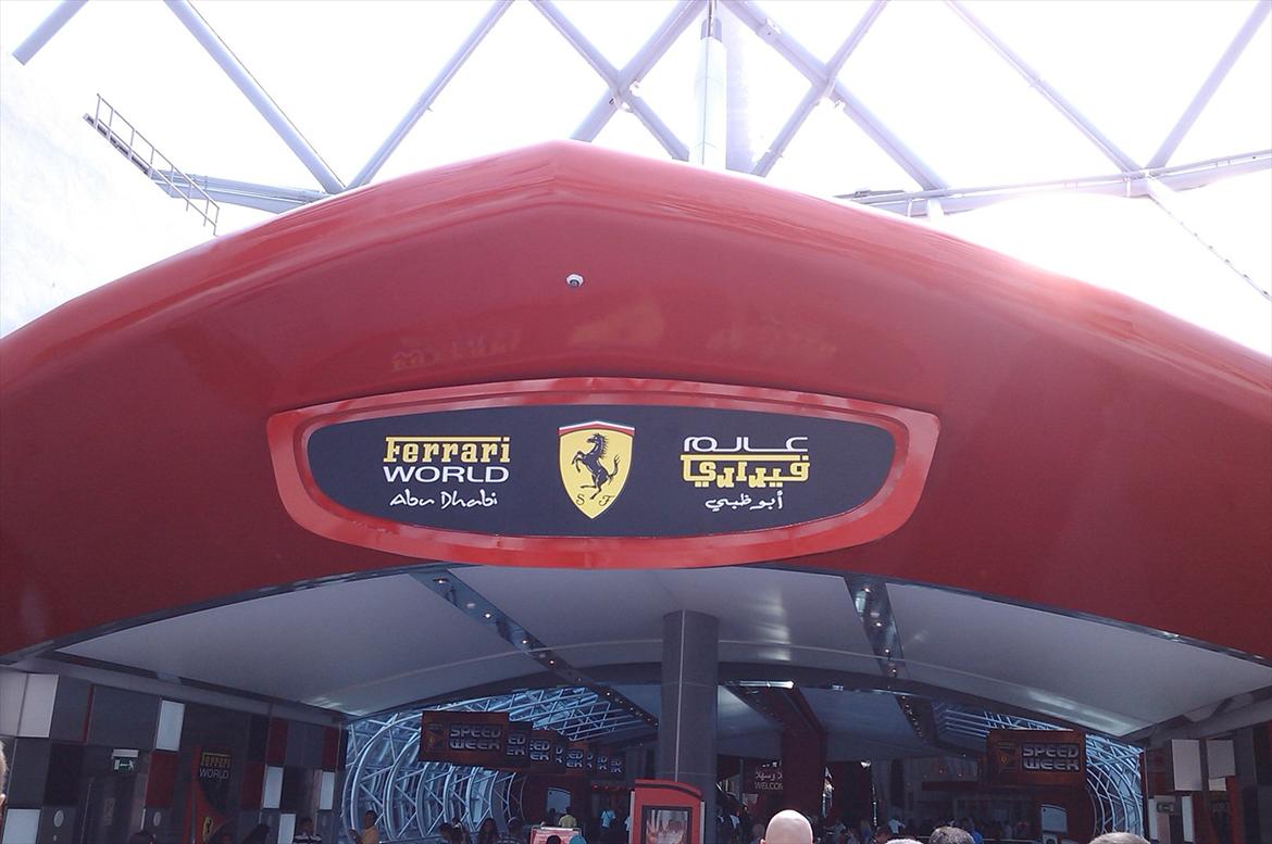 Min Tur til Dubai - En tur i Ferrari World i Abu Dabi  billede 16