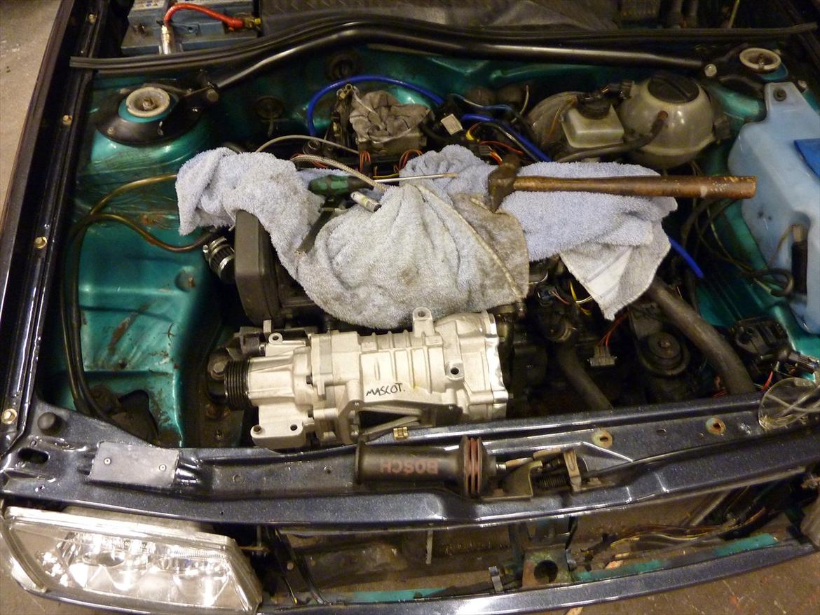 Eaton m45 kompressor på polo G40 billede 22