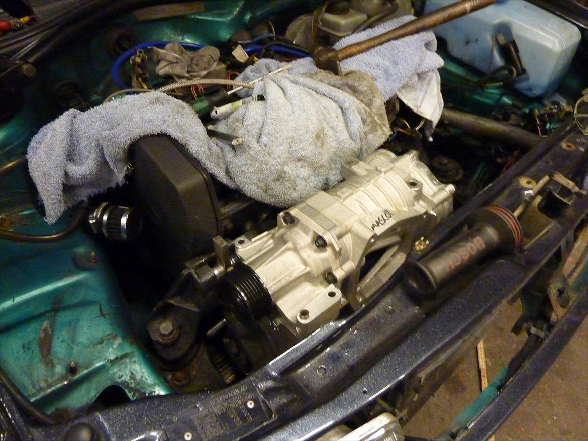 Eaton m45 kompressor på polo G40 billede 23