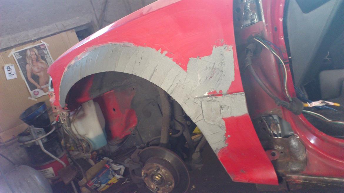 honda civic projekt - brede skærme under opbygning billede 23