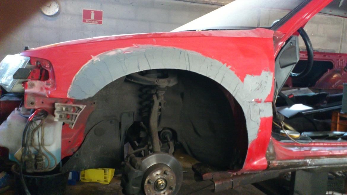 honda civic projekt - brede skærme under opbygning billede 24