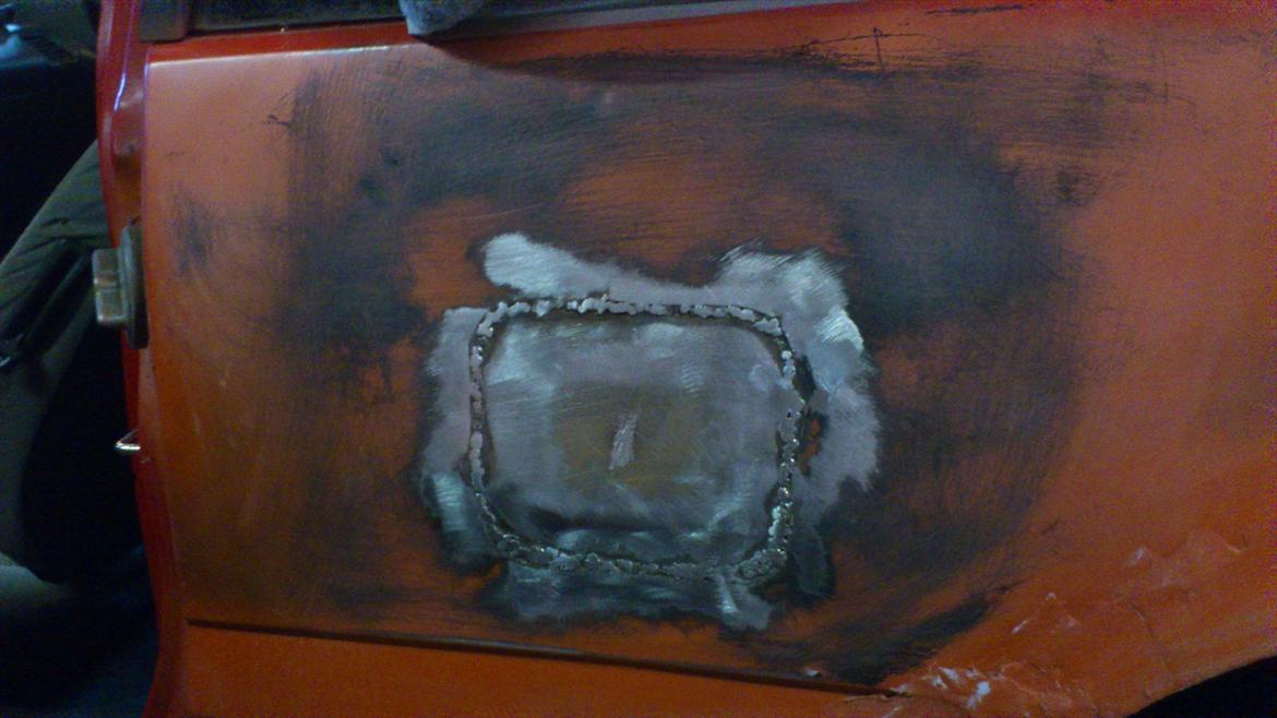 honda civic projekt - det gamle tankdæksel svejst til billede 38