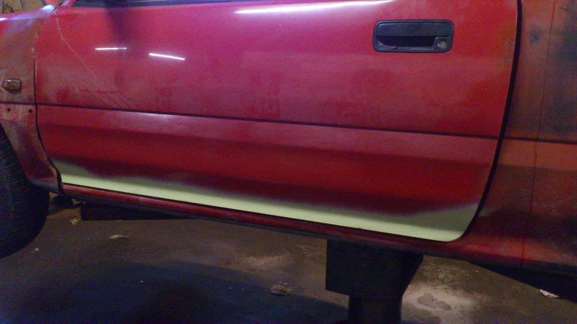 honda civic projekt - døren har fået lidt filler billede 41