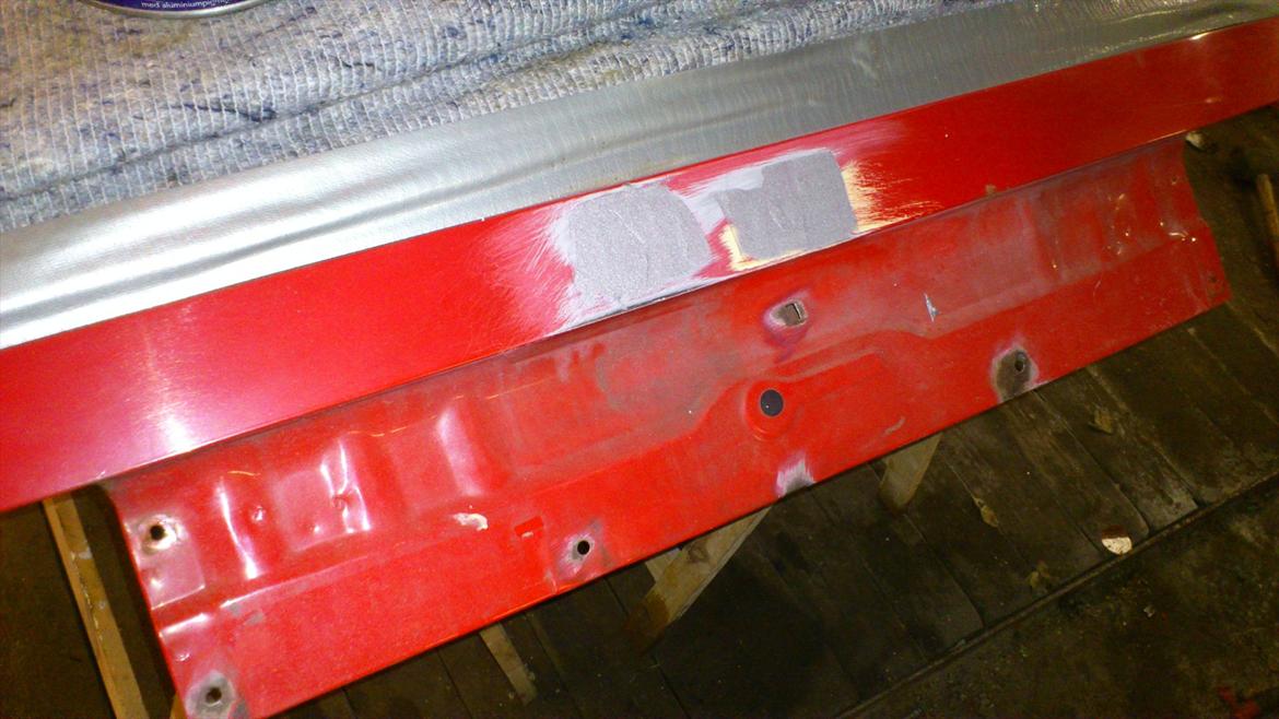 honda civic projekt - clean bagklap - visker hul og honda logo svejst til billede 53