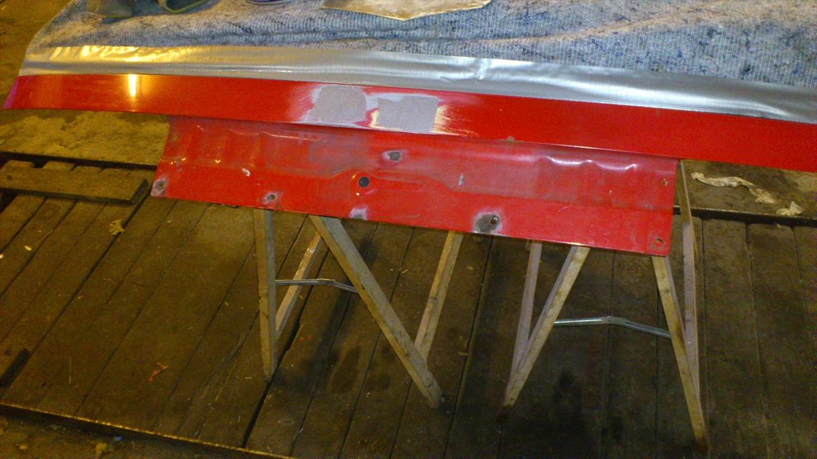 honda civic projekt - clean bagklap - visker hul og honda logo svejst til billede 54