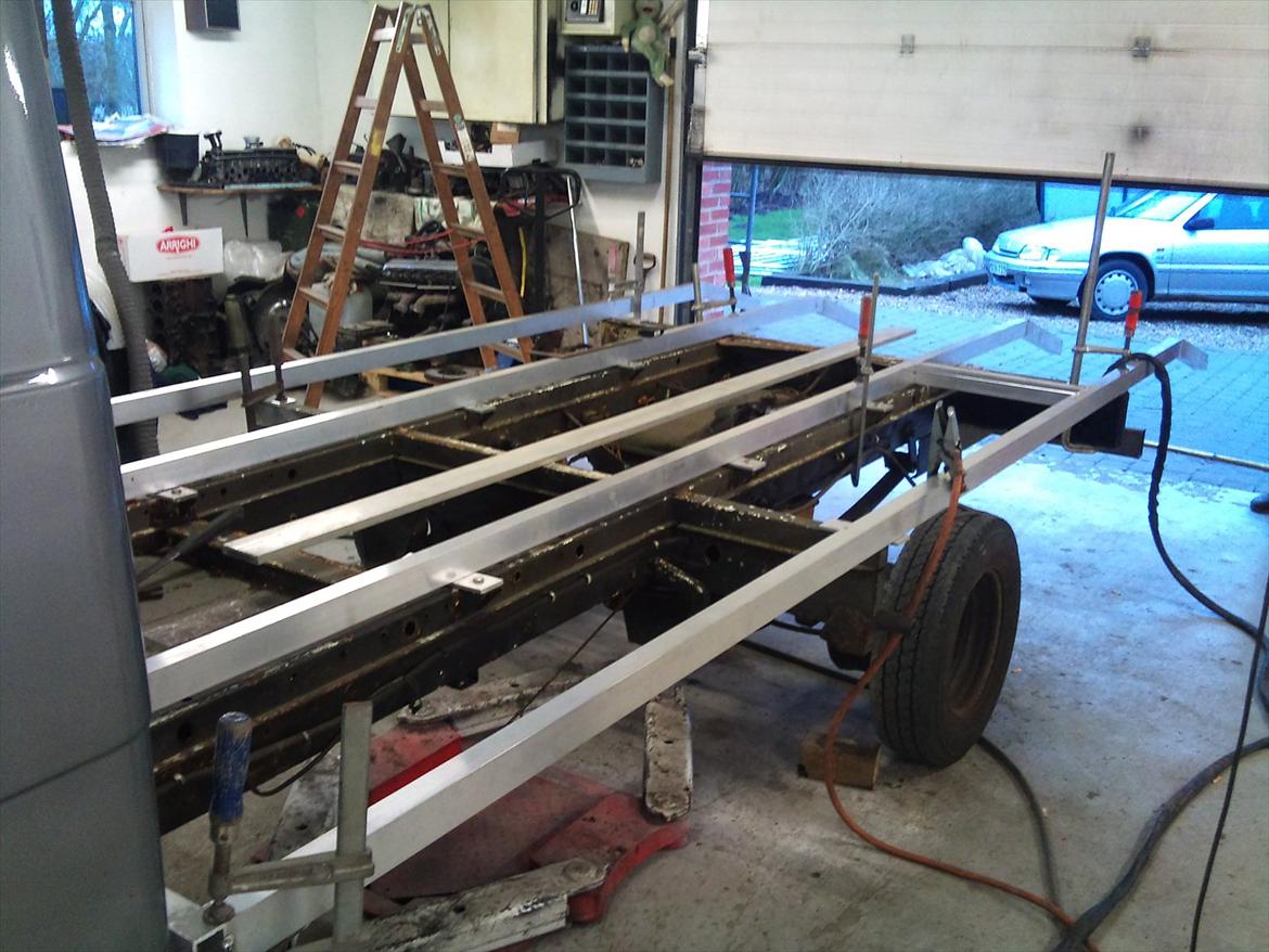 Vw lt 35 autotransporter opbygning. billede 61