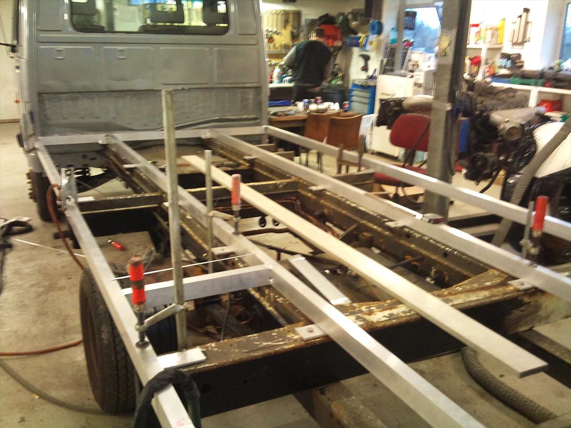 Vw lt 35 autotransporter opbygning. billede 62