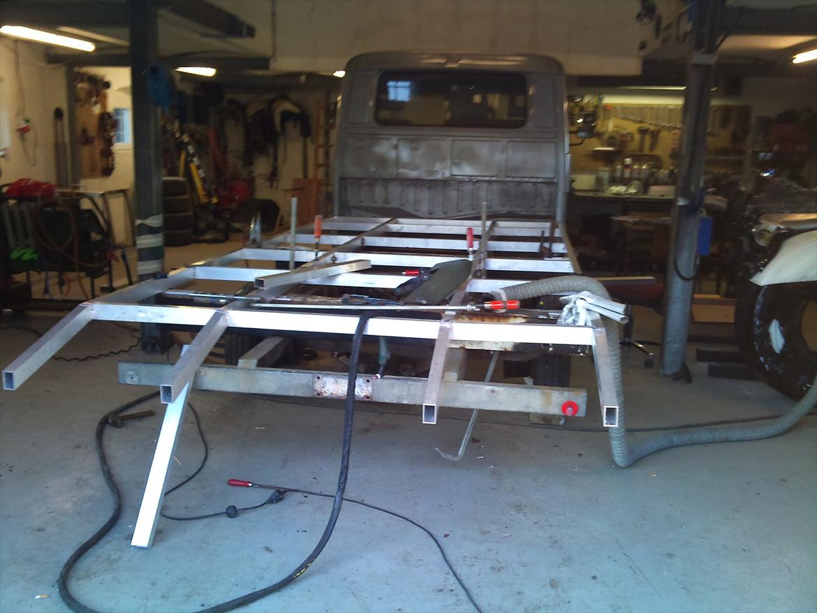 Vw lt 35 autotransporter opbygning. billede 63