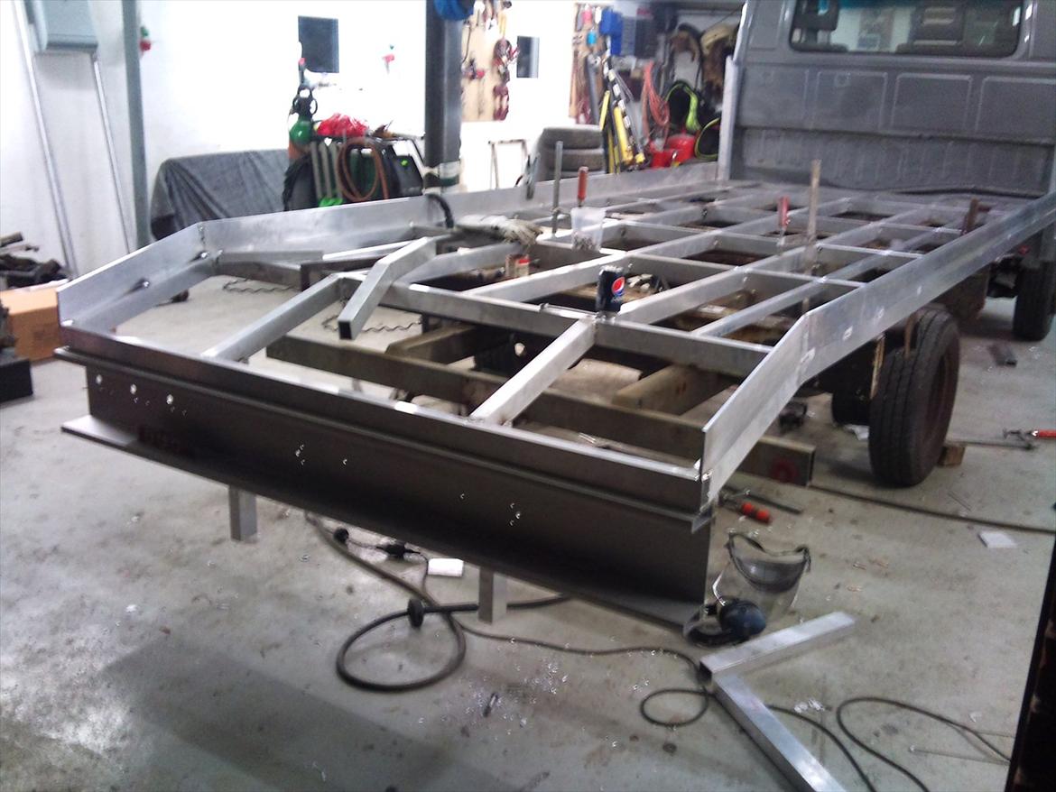 Vw lt 35 autotransporter opbygning. billede 70