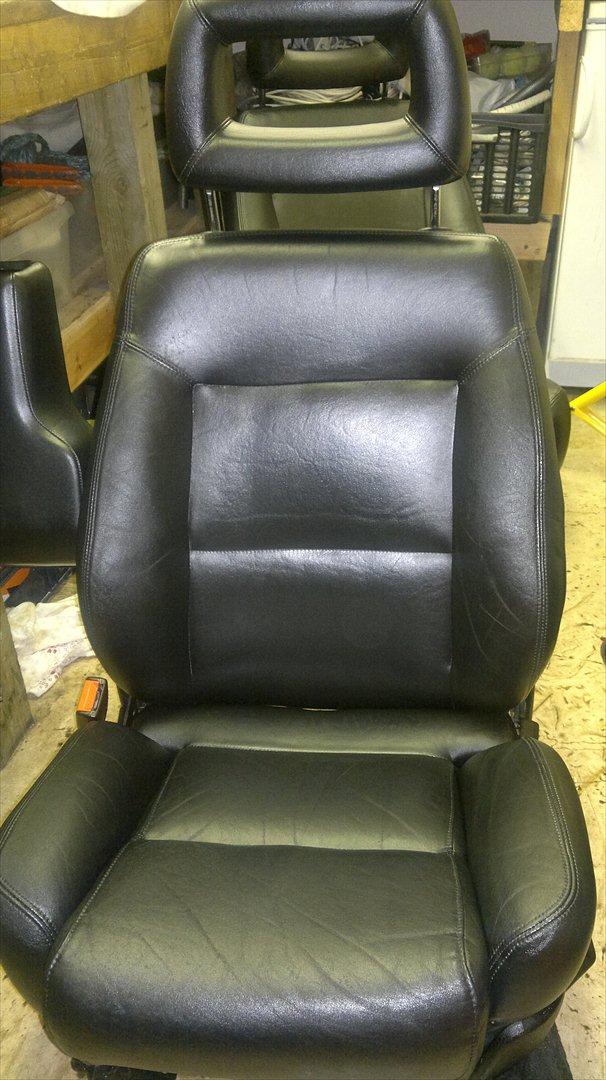 Læder sæde i Carina E billede 1