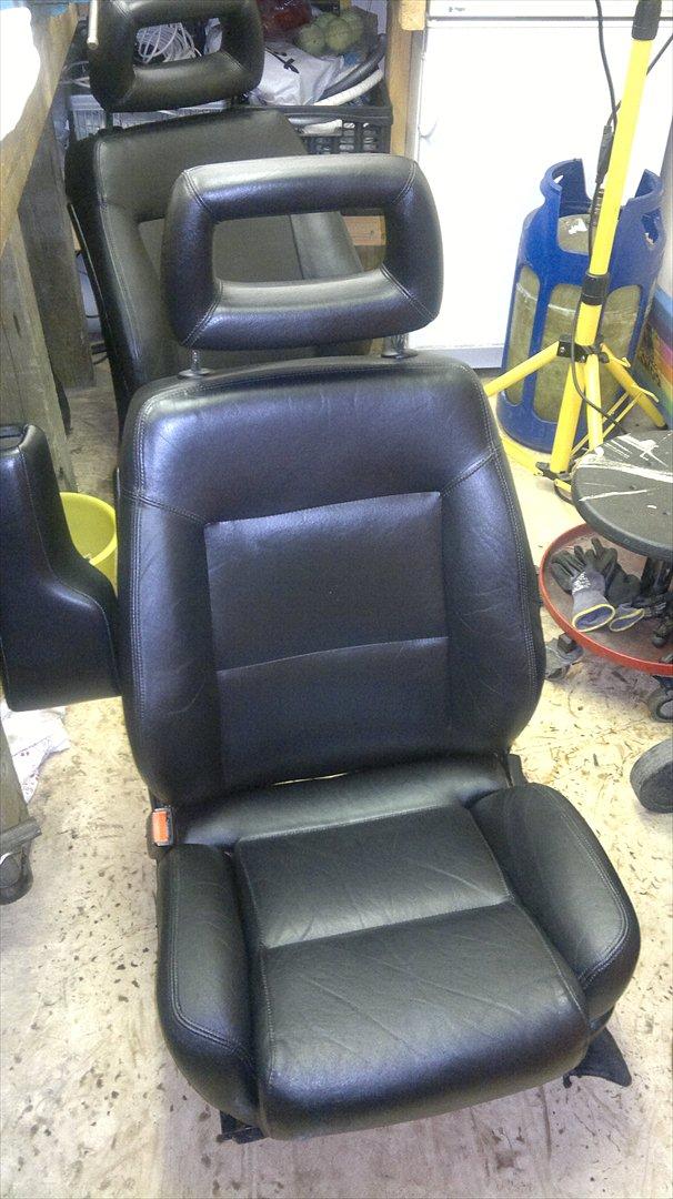 Læder sæde i Carina E billede 2