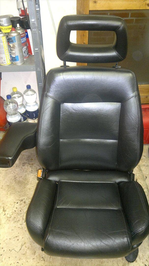 Læder sæde i Carina E billede 3