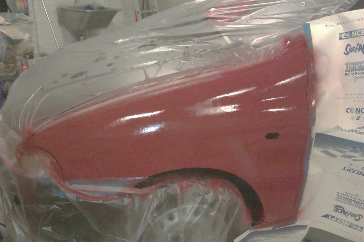 Hjemmemalet forskærm - Her er den grundet og nu skal det tørre i 24 timer billede 2