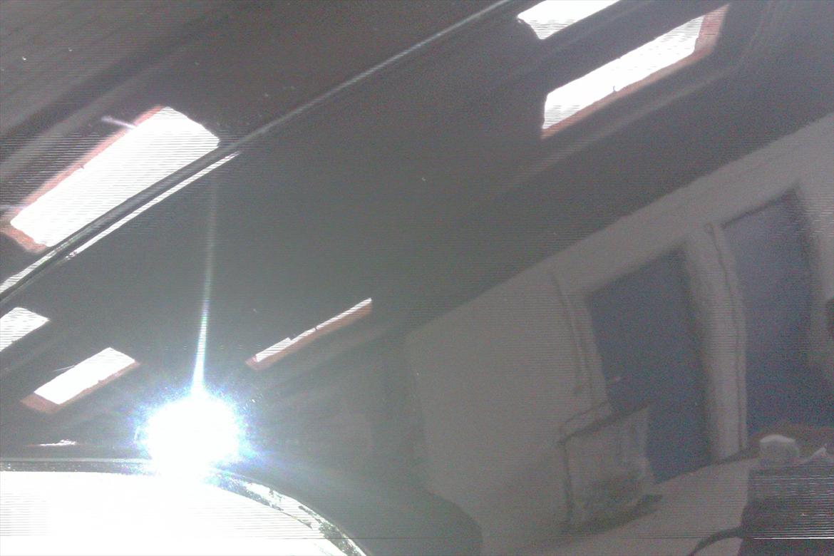 Hjemmemalet forskærm - Her er slutresultat - husk at lade lakken tørre en uges tid før der slibes og poleres billede 12