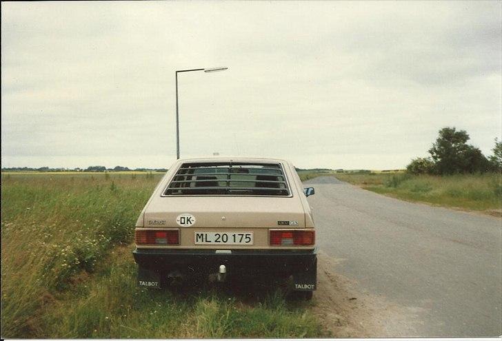 talbot simca 1307 gls - jyde krog  og bagrude visir  top moderne !! billede 4