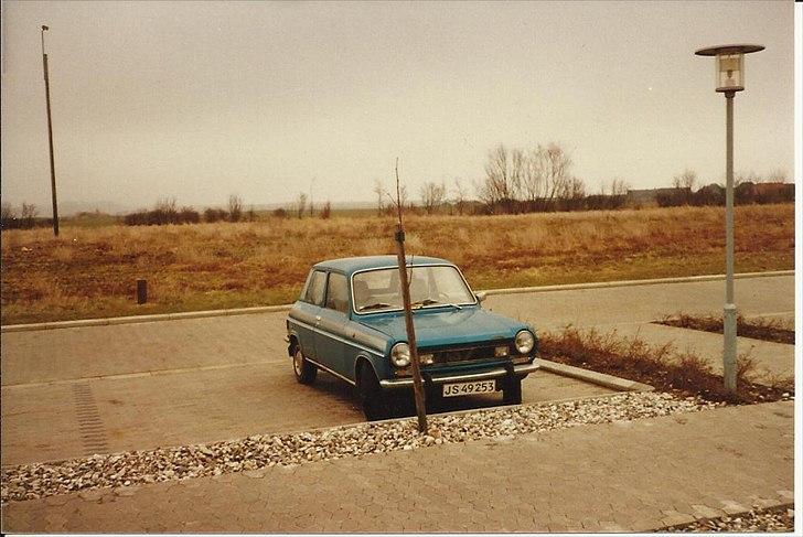 talbot simca 1307 gls - et gammelt billede af vores cimca 1100 es, rigtig fin udstyrs model, købt ny omkring 1977- men led rust døden allerede omkring 1986 eller deromkring. billede 11