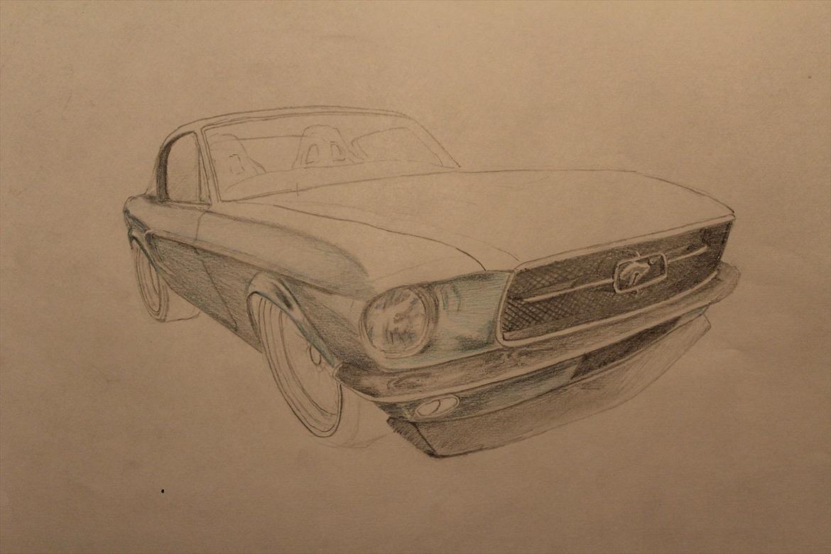 Mustang tegning billede 4