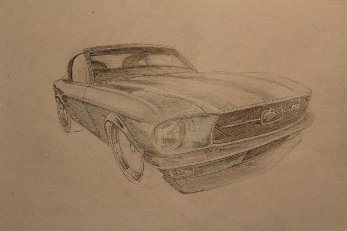 Mustang tegning billede 5
