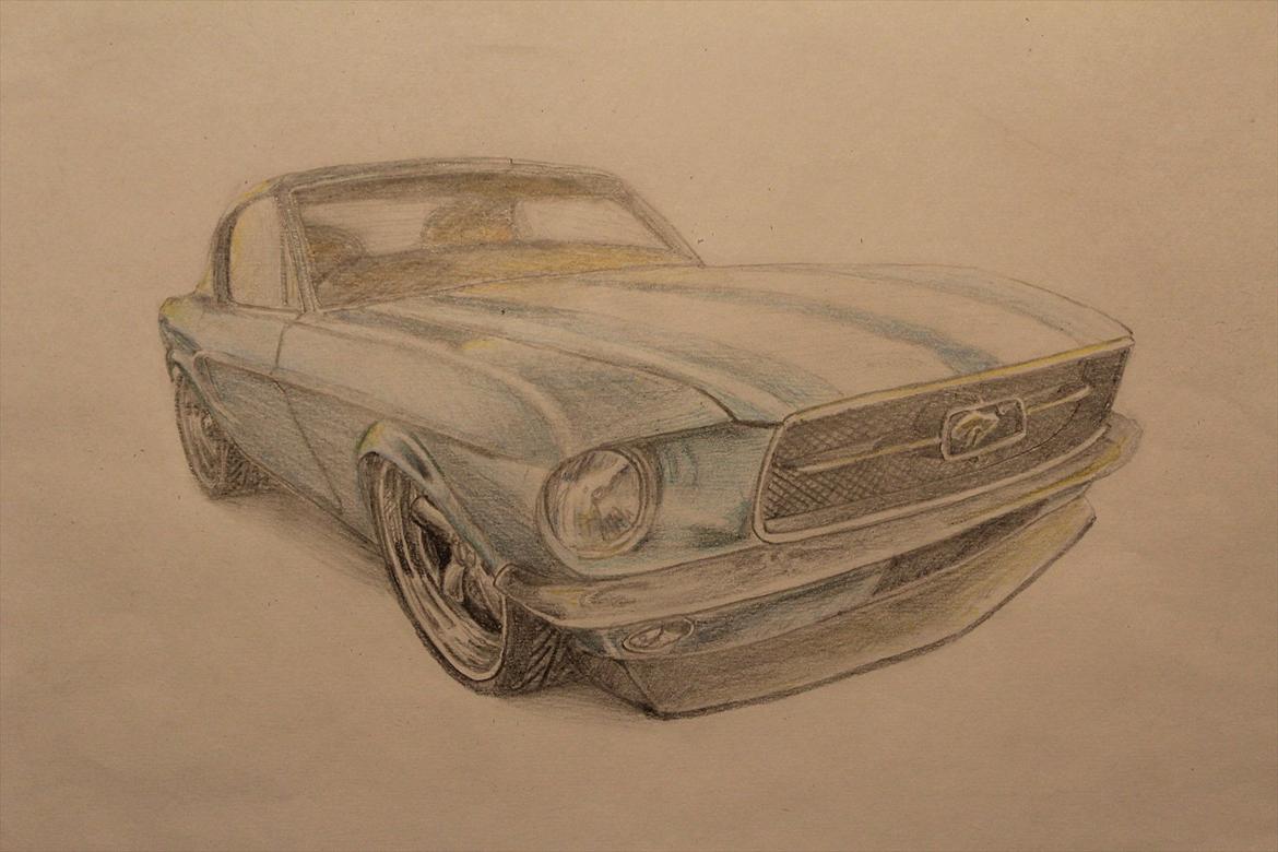Mustang tegning billede 6