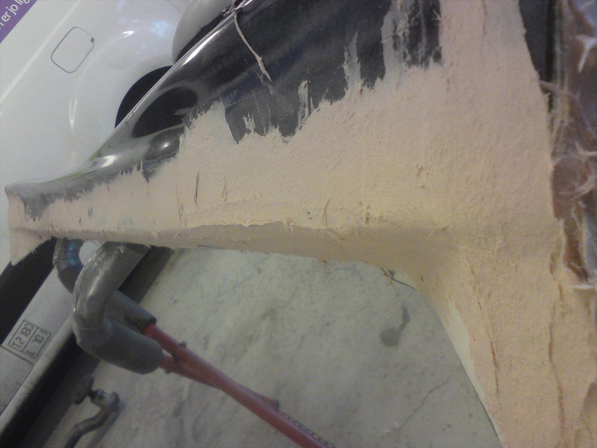 Mit hjemmelavet skørtesæt.. - Sideskørterne har fået en gang grovspartling.. billede 21