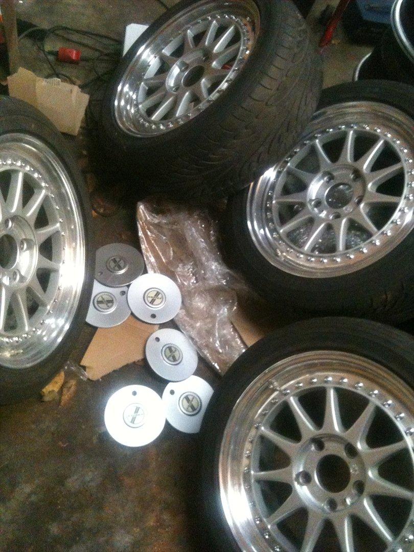 Renovering af Hartge fælge - Som de kom med posten. billede 6