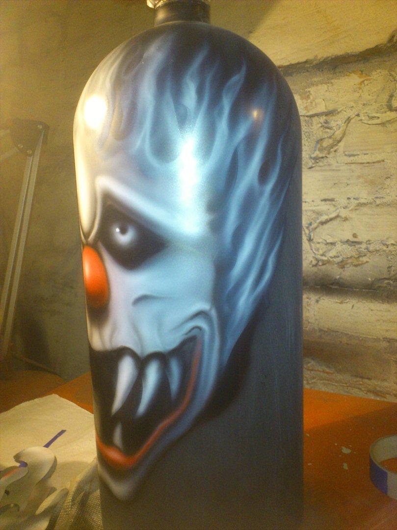 airbrush på nos flaske billede 3