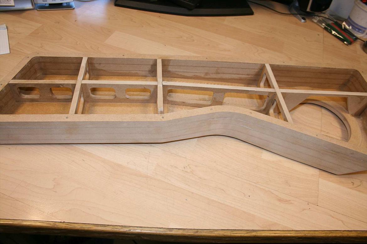 HiFi 3D Fræsning Af Dør Kabinetter +++ - 6.
Dør kabinetterne til for dørene, med Matrix afstivning ala B&W style. billede 6