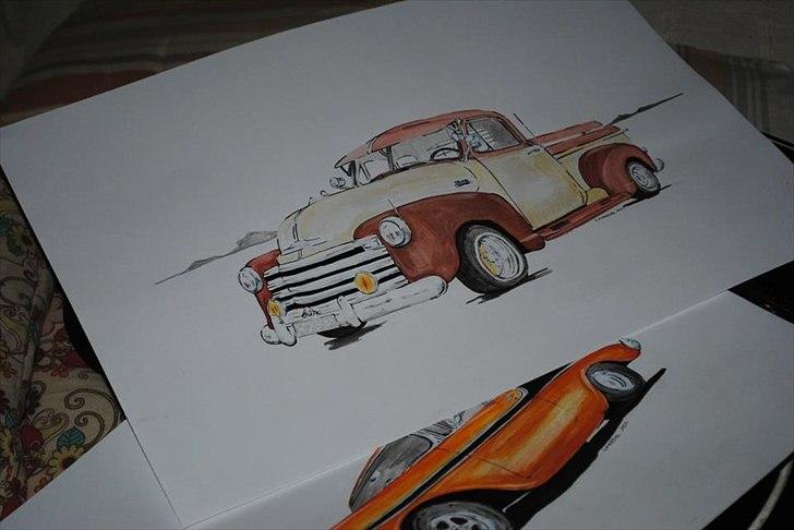 Tegninger og malerier billede 28