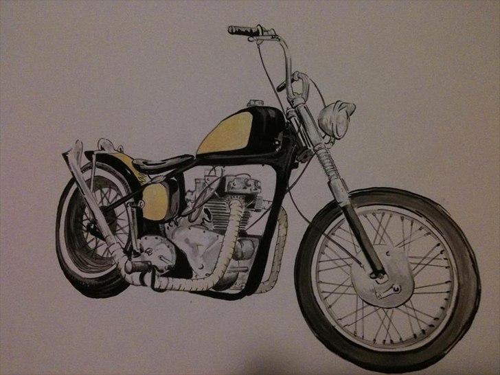 Tegninger og malerier - Lars' Bobber billede 31