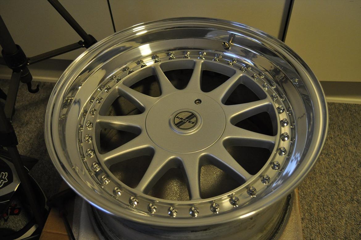 Renovering af Hartge fælge - Så blev den første samlet. billede 8