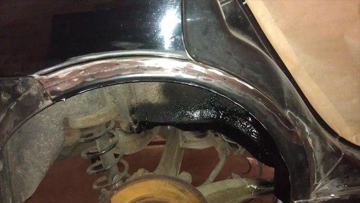 VECTRA B V6 RENOVERING/TUNING/STYLING - så kom der ny skærmkant i, fuldsvejset og trukket 10 mm ud og inderskærm lavet i bunden,skærmkant er fuldsvejset for bedre holdbarhed billede 24