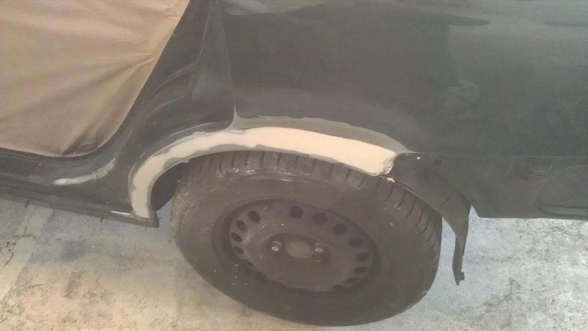 VECTRA B V6 RENOVERING/TUNING/STYLING - bred skærmkant bag,færdig spartlet billede 31