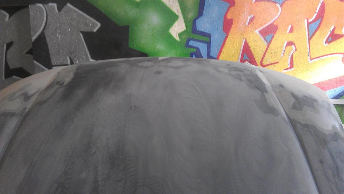 VECTRA B V6 RENOVERING/TUNING/STYLING - hjelm med øjenskygge færdig spartlet og klar til epoxy og filler billede 35