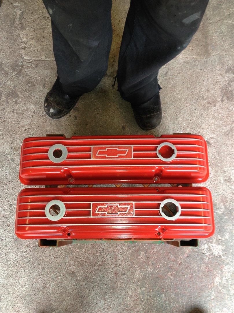 Chevrolet Astro van 5,7 v8 Projekt - Topdækslerne efter de har fået maling. billede 77