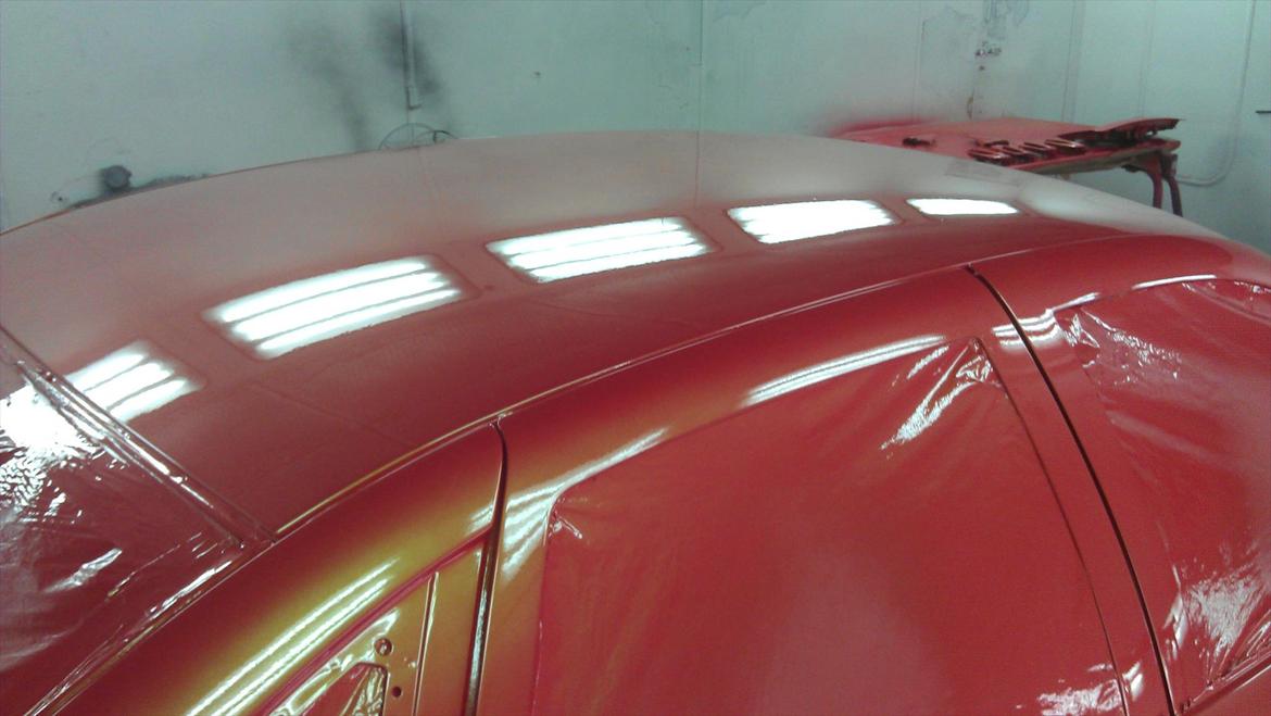 VECTRA B V6 RENOVERING/TUNING/STYLING - så kom der farve på karossen med 6x klarlak billede 46