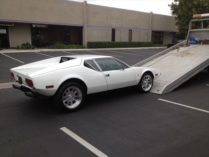 DeTomaso Pantera #2241 - Her læsses bilen hos Pantera International Motorsports, og køres til min ven Steve. billede 3