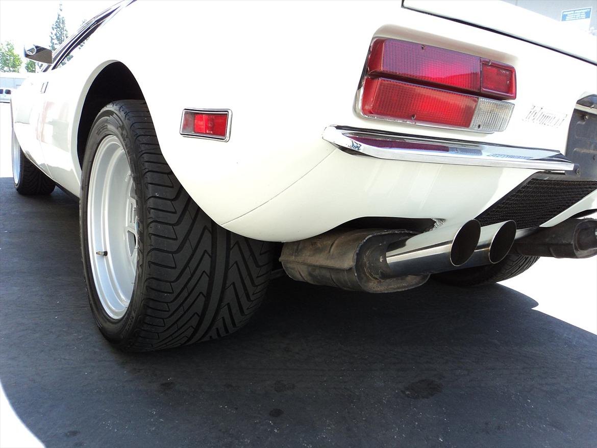 DeTomaso Pantera #2241 - Det originale ANSA udstødningsssytem sidder stadig på. billede 6