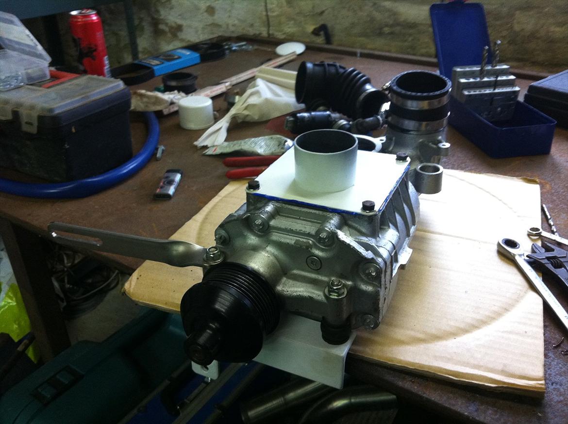 "Bimse´s" makeover fra grim gadebil til ond drifter - Eaton skruekompressor igen igen. billede 21