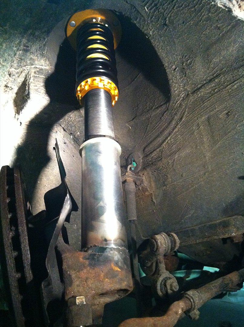 "Bimse´s" makeover fra grim gadebil til ond drifter - XYZ driftundervogn foran (monteret august 2011) billede 24