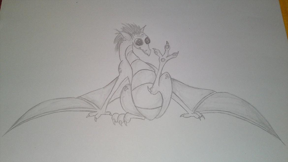 - Lidt tegninger - - Lille sød drage ;p billede 26