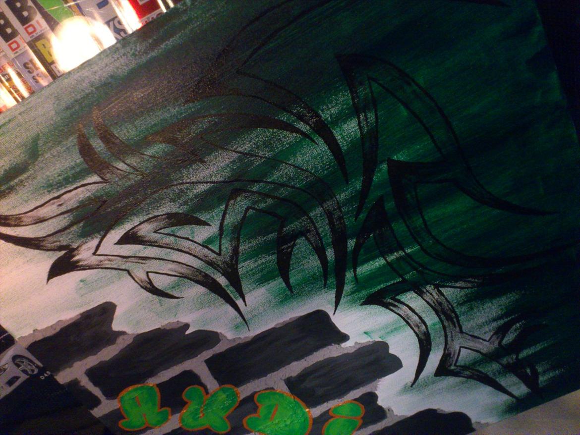 - Lidt tegninger - - Maleri til kæresten ... Malet ud fra hans yndlingsting ... billede 40