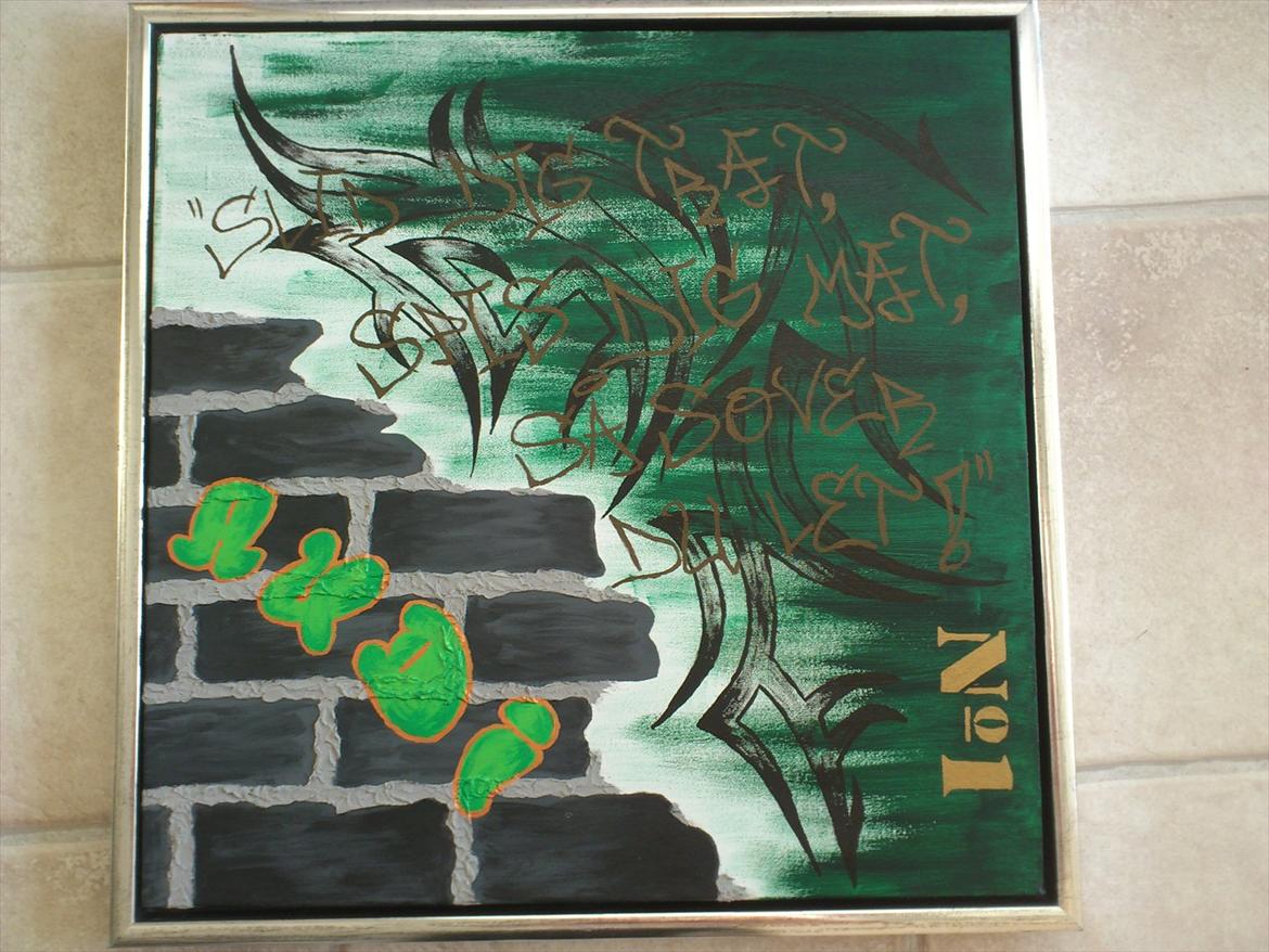 - Lidt tegninger - - Maleri til kæresten ... Malet ud fra hans yndlingsting billede 41