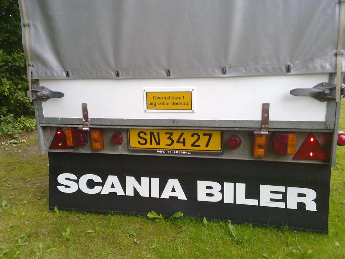 Min trailer. En Kvik trailer fra 1990. - Med diodebolte i trekanter og blitzlys. tændes via fjernbetjening billede 6