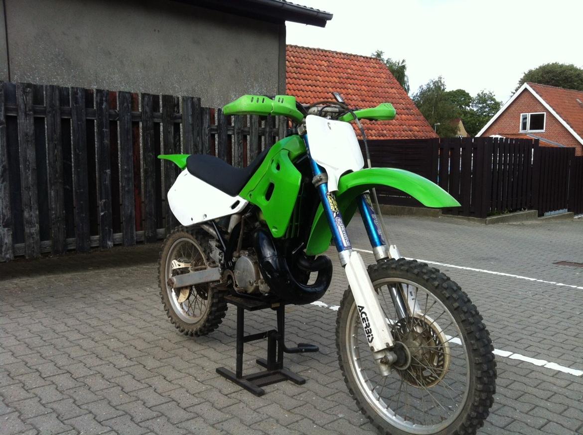 lidt billeder af mig i min fritid - nyt sæde og har malt stel sort sam med udstøning billede 17