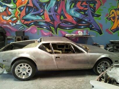 DeTomaso Pantera #2241 - Slebet ned til ren metal - INTET rust eller skader. Bilen er fra 1971, så ganske godt gået ! billede 19
