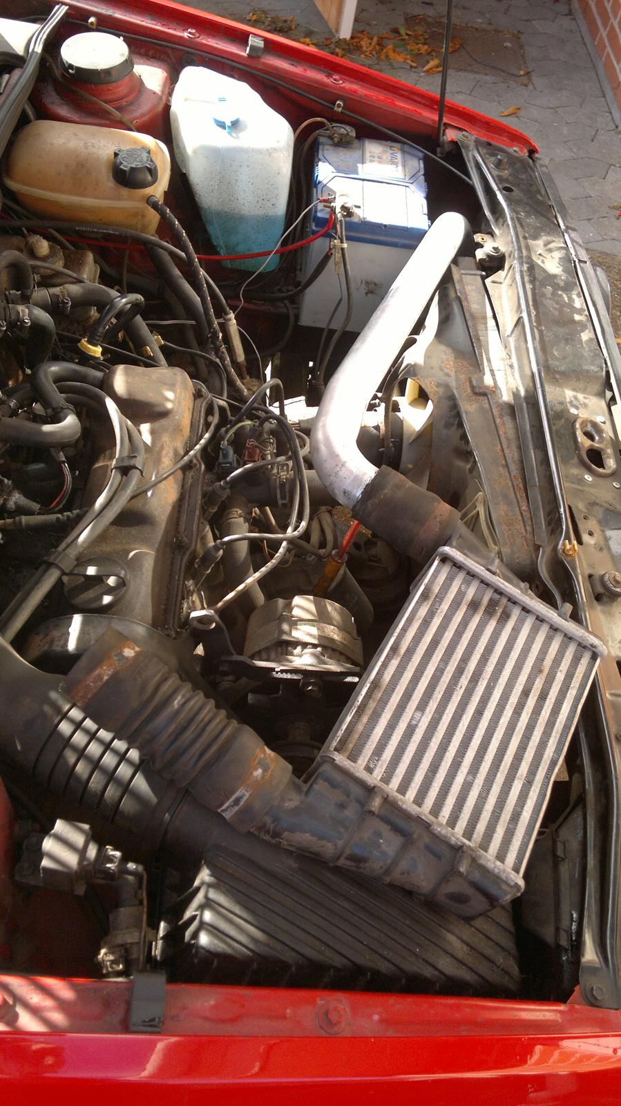 Vw golf 2 1,8 - Venstre side, fjernlys her er en HELLA lygte. billede 41